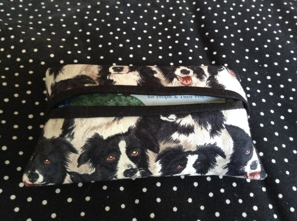 Tissue Cozy Made From Border Collies Fabric