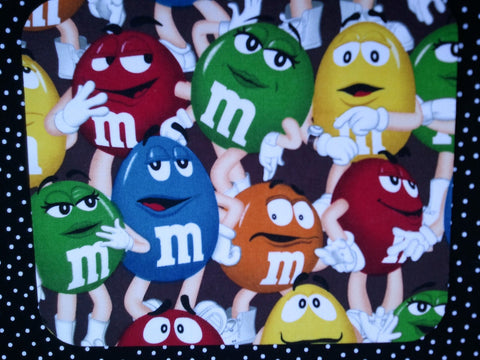 Fabric Computer Mousepad Made With M&Ms Fabric
