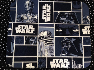 Fabric Computer Mousepad Made With Star Wars Fabric