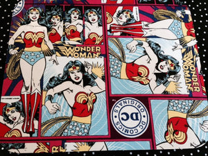 Fabric Computer Mousepad Made With Wonder Woman Fabric