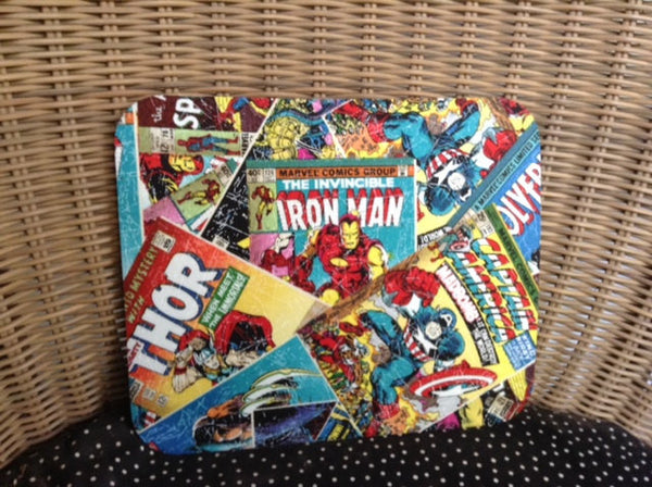 Fabric Computer Mousepad Made With Avengers Fabric Thor Spiderman Ironman Hulk Captain America